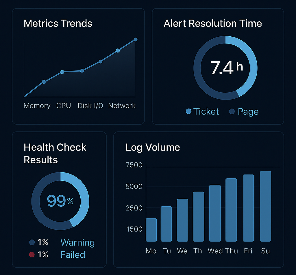 Observability dashboard with Grafana and Prometheus